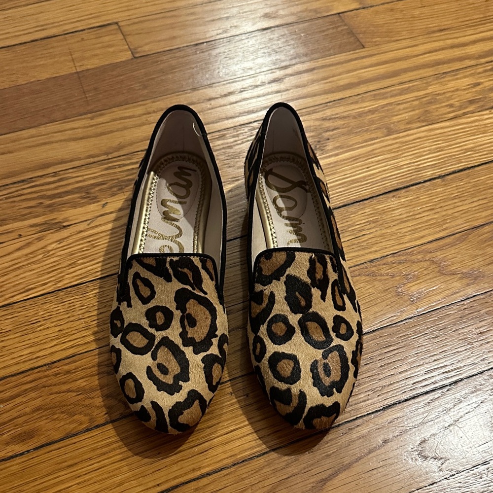 Sam Edelman Cheetah Print Loafers